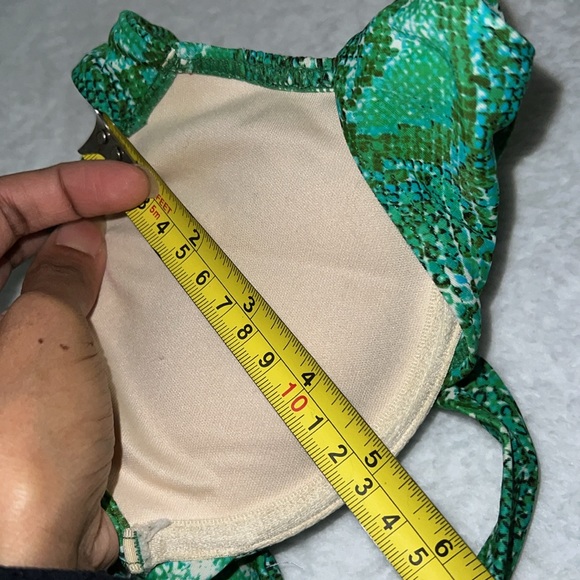 Snake Print Push Up Padded Bikini Top - Picture 11 of 11